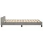 Light gray velvet bed frame with headboard 120x200cm by vidaXL, Beds and slatted bases - Ref: Foro24-3125684, Price: 152,29 €...