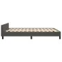 Estructura cama con cabecero terciopelo gris oscuro 140x200 cm de vidaXL, Camas y somieres - Ref: Foro24-3125819, Precio: 204...