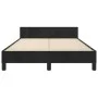 Bettgestell mit schwarzem Samtkopfteil 120x200 cm von vidaXL, Betten und Lattenroste - Ref: Foro24-3125625, Preis: 172,16 €, ...
