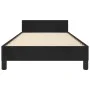 Bed frame with black velvet headboard 80x200 cm by vidaXL, Beds and slatted bases - Ref: Foro24-3125906, Price: 155,16 €, Dis...
