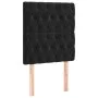 Bed frame with black velvet headboard 80x200 cm by vidaXL, Beds and slatted bases - Ref: Foro24-3125906, Price: 155,16 €, Dis...