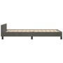 Bettgestell aus dunkelgrauem Samt mit Kopfteil 90 x 200 cm von vidaXL, Betten und Lattenroste - Ref: Foro24-3125856, Preis: 1...