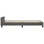 Dark gray velvet bed frame with headboard 90x200cm by vidaXL, Beds and slatted bases - Ref: Foro24-3125856, Price: 136,38 €, ...