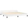 Estructura de cama cabecero cuero sintético blanco 200x200 cm de vidaXL, Camas y somieres - Ref: Foro24-3125592, Precio: 246,...