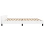 White synthetic leather headboard bed frame 200x200 cm by vidaXL, Beds and slatted bases - Ref: Foro24-3125592, Price: 250,54...