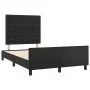 Bed frame with headboard black synthetic leather 120x200cm by vidaXL, Beds and slatted bases - Ref: Foro24-3125561, Price: 17...