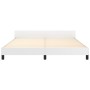 Estructura de cama cabecero cuero sintético blanco 180x200 cm de vidaXL, Camas y somieres - Ref: Foro24-3125586, Precio: 245,...