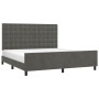 Dunkelgrauer Samtbettrahmen mit Kopfteil 180x200 cm von vidaXL, Betten und Lattenroste - Ref: Foro24-3126014, Preis: 232,84 €...