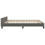 Dunkelgrauer Samtbettrahmen mit Kopfteil 180x200 cm von vidaXL, Betten und Lattenroste - Ref: Foro24-3126014, Preis: 232,84 €...