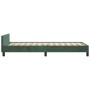 Dunkelgrüner Samtbettrahmen mit Kopfteil 100x200 cm von vidaXL, Betten und Lattenroste - Ref: Foro24-3125925, Preis: 176,70 €...