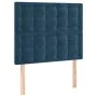 Dark blue velvet bed frame with headboard 120x200cm by vidaXL, Beds and slatted bases - Ref: Foro24-3125993, Price: 182,63 €,...