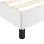 Bed frame with headboard white synthetic leather 90x190cm by vidaXL, Beds and slatted bases - Ref: Foro24-3125422, Price: 164...