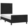 Bettgestell mit schwarzem Samtkopfteil 80x200 cm von vidaXL, Betten und Lattenroste - Ref: Foro24-3125845, Preis: 139,25 €, R...