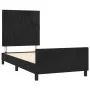 Bettgestell mit schwarzem Samtkopfteil 80x200 cm von vidaXL, Betten und Lattenroste - Ref: Foro24-3125845, Preis: 139,25 €, R...