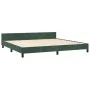 Dark green velvet bed frame with headboard 200x200 cm by vidaXL, Beds and slatted bases - Ref: Foro24-3125961, Price: 284,79 ...