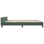 Dark green velvet bed frame with headboard 200x200 cm by vidaXL, Beds and slatted bases - Ref: Foro24-3125961, Price: 284,79 ...