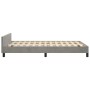 Light gray velvet bed frame with headboard 120x200cm by vidaXL, Beds and slatted bases - Ref: Foro24-3125989, Price: 169,88 €...