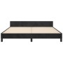 Bed frame with black velvet headboard 160x200 cm by vidaXL, Beds and slatted bases - Ref: Foro24-3125887, Price: 237,60 €, Di...