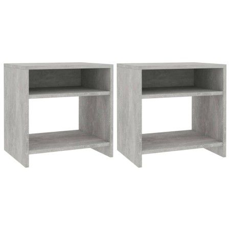Nachttische 2 Stück Betonsperrholz 40x30x40cm von vidaXL, Nachttische - Ref: Foro24-800018, Preis: 45,54 €, Rabatt: %