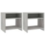 Nachttische 2 Stück Betonsperrholz 40x30x40cm von vidaXL, Nachttische - Ref: Foro24-800018, Preis: 45,54 €, Rabatt: %