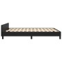 Estructura de cama con cabecero cuero sintético negro 140x200cm de vidaXL, Camas y somieres - Ref: Foro24-3125573, Precio: 26...