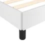 Bed frame with headboard white synthetic leather 90x190cm by vidaXL, Beds and slatted bases - Ref: Foro24-3125544, Price: 144...