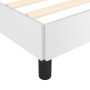 Estructura de cama con cabecero cuero sintético blanco 90x190cm de vidaXL, Camas y somieres - Ref: Foro24-3125544, Precio: 15...