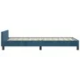 Dark blue velvet bed frame with headboard 90x190 cm by vidaXL, Beds and slatted bases - Ref: Foro24-3125731, Price: 156,62 €,...