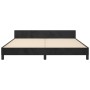 Bed frame with black velvet headboard 180x200 cm by vidaXL, Beds and slatted bases - Ref: Foro24-3125649, Price: 245,27 €, Di...