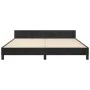 Bed frame with black velvet headboard 180x200 cm by vidaXL, Beds and slatted bases - Ref: Foro24-3125649, Price: 241,08 €, Di...