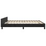 Bed frame with black velvet headboard 180x200 cm by vidaXL, Beds and slatted bases - Ref: Foro24-3125649, Price: 245,27 €, Di...