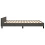 Dark gray velvet bed frame with headboard 140x190 cm by vidaXL, Beds and slatted bases - Ref: Foro24-3125630, Price: 216,13 €...