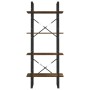 Estantería contrachapada 4 niveles roble marrón 60x30x140 cm by vidaXL, Bookcases and shelves - Ref: Foro24-821311, Price: 52...
