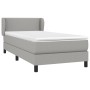 Boxspringbett mit hellgrauer Stoffmatratze 90x200 cm von vidaXL, Betten und Lattenroste - Ref: Foro24-3126133, Preis: 318,01 ...