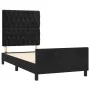 Bed frame with black velvet headboard 90x190 cm by vidaXL, Beds and slatted bases - Ref: Foro24-3125912, Price: 167,67 €, Dis...