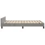 Light gray velvet bed frame with headboard 120x200cm by vidaXL, Beds and slatted bases - Ref: Foro24-3125623, Price: 155,47 €...