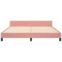 Rosa Samtbettgestell mit Kopfteil 180x200 cm von vidaXL, Betten und Lattenroste - Ref: Foro24-3125774, Preis: 207,24 €, Rabat...