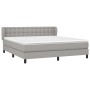 Boxspringbett mit hellgrauer Stoffmatratze 180x200 cm von vidaXL, Betten und Lattenroste - Ref: Foro24-3126581, Preis: 551,55...