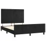 Bed frame with black velvet headboard 140x190 cm by vidaXL, Beds and slatted bases - Ref: Foro24-3125753, Price: 237,39 €, Di...