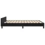 Bed frame with black velvet headboard 140x190 cm by vidaXL, Beds and slatted bases - Ref: Foro24-3125753, Price: 237,39 €, Di...