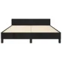 Bed frame with black velvet headboard 140x190 cm by vidaXL, Beds and slatted bases - Ref: Foro24-3125631, Price: 221,36 €, Di...