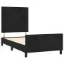 Bed frame with black velvet headboard 80x200 cm by vidaXL, Beds and slatted bases - Ref: Foro24-3125601, Price: 139,92 €, Dis...