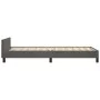 Dark gray velvet bed frame with headboard 90x190cm by vidaXL, Beds and slatted bases - Ref: Foro24-3125850, Price: 132,97 €, ...