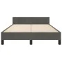 Dark gray velvet bed frame with headboard 120x200 cm by vidaXL, Beds and slatted bases - Ref: Foro24-3125868, Price: 183,53 €...
