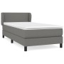 Boxspringbett mit dunkelgrauer Stoffmatratze 100x200 cm von vidaXL, Betten und Lattenroste - Ref: Foro24-3126062, Preis: 339,...