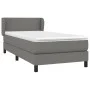 Box spring bed with dark gray fabric mattress 100x200 cm by vidaXL, Beds and slatted bases - Ref: Foro24-3126062, Price: 332,...