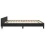 Bed frame with black velvet headboard 180x200 cm by vidaXL, Beds and slatted bases - Ref: Foro24-3126015, Price: 242,07 €, Di...