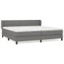 Box spring bed with dark gray fabric mattress 200x200 cm by vidaXL, Beds and slatted bases - Ref: Foro24-3126270, Price: 596,...
