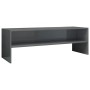 Grau glänzender TV-Schrank aus Sperrholz, 120 x 40 x 40 cm von vidaXL, TV-Möbel - Ref: Foro24-800044, Preis: 53,43 €, Rabatt: %