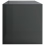 Grau glänzender TV-Schrank aus Sperrholz, 120 x 40 x 40 cm von vidaXL, TV-Möbel - Ref: Foro24-800044, Preis: 53,43 €, Rabatt: %